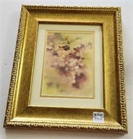 Framed watercolor or print?, 11 x 13"  signed