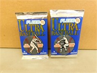 2-1991 Fleer Ultra Baseball Packs