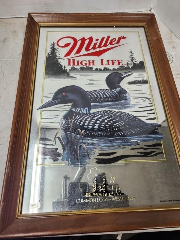Miller High Life Loon Mirror