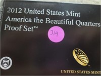 2012 America The Beautiful 25 Cent Proof Set