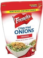 Sealed- Frenchs French's Crispy Fried Onions, 26.5