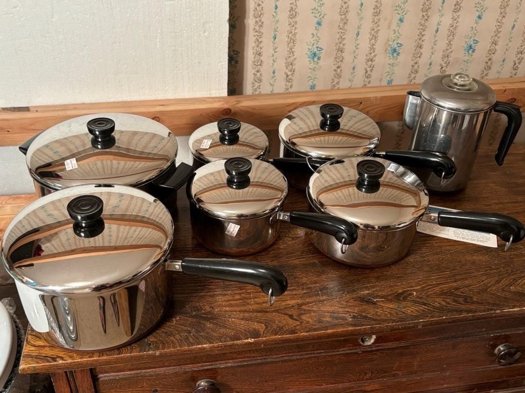 Revere Cookware in Boxes