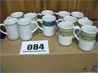 Assorted Green Coffee Mugs