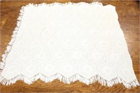 Early handmade white quilt
