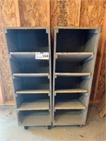 Rolling Storage Carts 35x18x54 (Lot of 2)