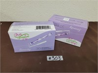 2x boxes of tampons 30 per box "Light"