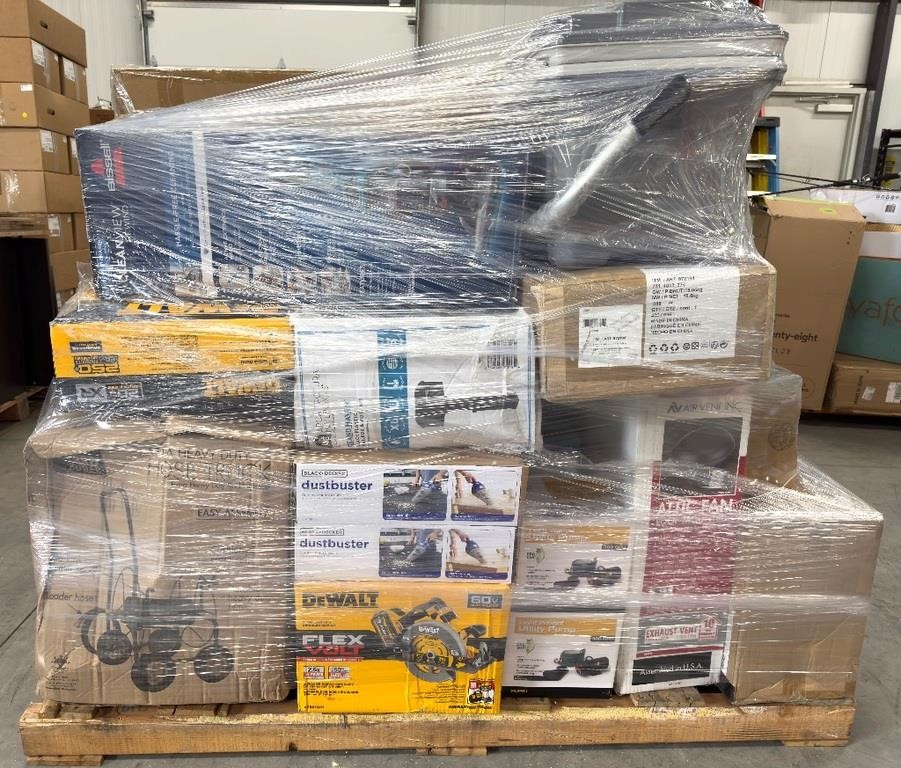 Pallet Auction - Traeger, Blackstone, DeWalt, Craftsman, etc