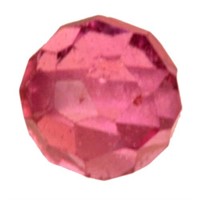 Genuine 4mm Faceted Pink Tourmaline Bead