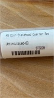 Uncirculated 45 Coin Statehood Quarter