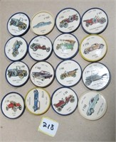 16 Old Jello Car Picture Discs