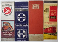 Vintage Train Matchbox Covers