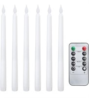 ($22) 6pcs Flickering Flameless Candles with