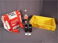 Vintage Coca-Cola French Bottles,Back Pack, Tote