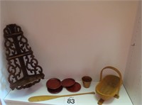 Wood Lot - Basket - Corner Shelf - Vase & More