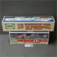 (2) Hess Trucks - 1992 & 2005