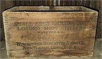 Vintage Wooden Ammo Box