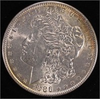 1886 MORGAN DOLLAR GEM BU