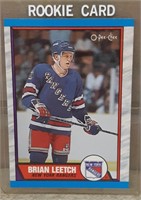 1984-85 O-Pee-Chee Rookie Card - Brian Leech