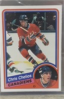 1984-85 O-Pee-Chee Rookie Card - Chris Chelios