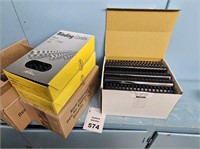 Various Boxes of Binding Combs