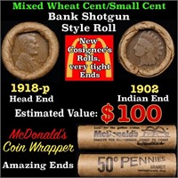 Small Cent Mixed Roll Orig Brandt McDonalds Wrappe