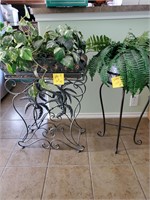 TWO METAL PLANT STANDS 1