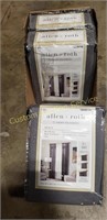 3 ALLEN ROTH 50"×84" ROD POCKET/ BACK TAB PANELS