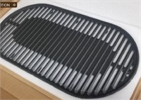 24"x13" Oval  Footed Cast  Grill #316