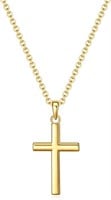 Beautiful Gold Plated Dainty Cross Necklace