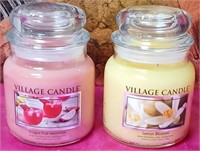 43 - NEW WMC LOT OF 2 JAR CANDLES (N16)