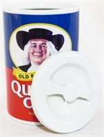 Quaker Oats cookie jar, 9"