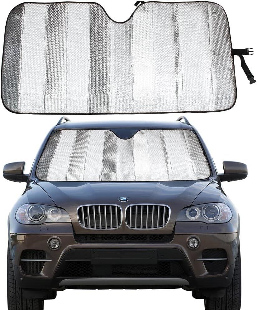 2 Pack Windshield Sun Shade 5-Layer UV Reflector