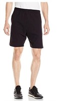 Hanes Men's Jersey Short with Pockets, Black,largk
