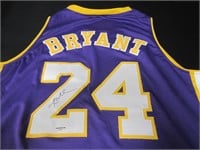 KOBE BRYANT SIGNED JERSEY WITH COA LAKERS