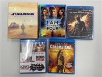 BLU-RAY: Complete Star Wars, Oceans 11,12,13 etc!