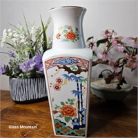 Vintage Miyako Imari Ware Handcrafted Vase