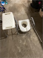 Commode Riser and Shower Bench