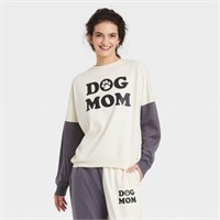 Modern Lux Women's SM Dog Mom Long Sleeve Shirt,