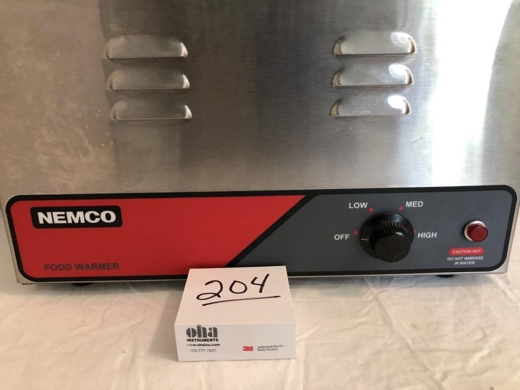 Nemco commerical 3 compartment food warmer