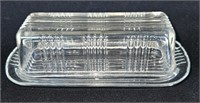 Federal Covered Glass Butter Dish