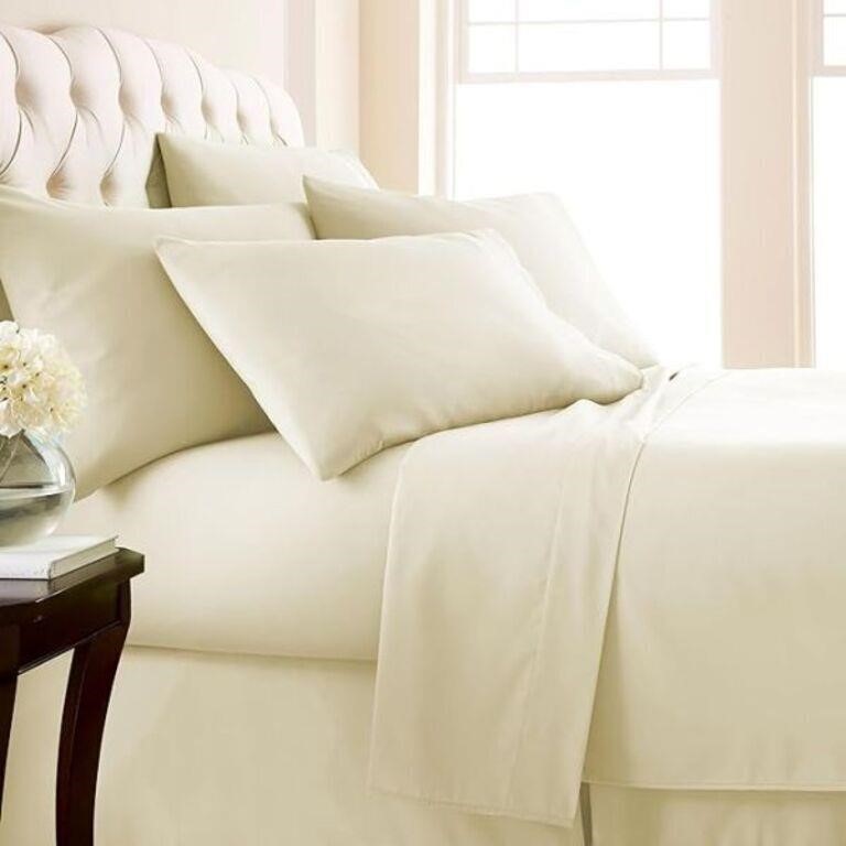 6-Pc Martha Stewart Sheet Set Off White King