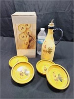 Rooster Olive Oil Dipping Set New