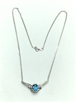 10K necklace with pendant