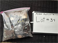 Ho scale bag of train parts