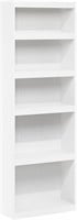 Furinno Jaya Home 5-Tier Shelf Bookcase  White