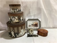 Cat - Wood Puzzle Box, Picture Frames, & Boxes