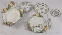 Collection of gold-colour rimmed fine china