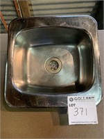 Small stainless steel handsink380x380x150