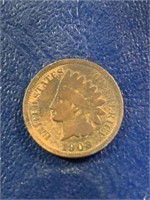 1908 Indianhead penny