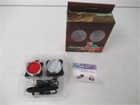 "As Is" USB Rechargeable Bike Light Set, Super